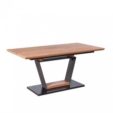Фото5.Розкладний стіл URBANO 160 (220) x90 Halmar дуб / чорний